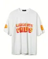 Junk Food Clothing Unisex Nfl Kansas City Chiefs Halfback Jersey Tee In White