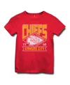 Junk Food Clothing Unisex Nfl Kansas City Chiefs Overtime Tee - Little Kid, Big Kid In Licorice
