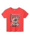 Junk Food Clothing Unisex Nfl Kansas City Chiefs Rushing Tee - Little Kid, Big Kid In Red