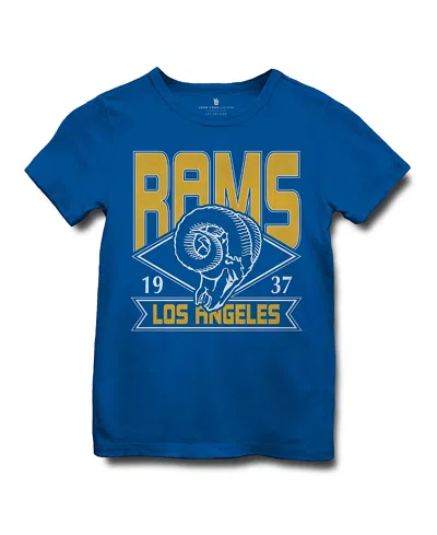 Junk Food Clothing Unisex Nfl Los Angeles Rams Overtime Tee - Little Kid, Big Kid In Blue