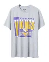 Junk Food Clothing Unisex Nfl Minnesota Vikings Complete Tee In Heather Gray