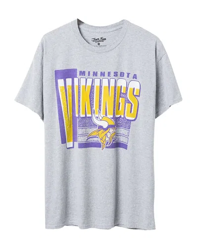 Junk Food Clothing Unisex Nfl Minnesota Vikings Complete Tee In Heather Gray