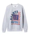 Junk Food Clothing Unisex Nfl New York Giants Backfield Crew Fleece Sweatshirts In Heather Grey