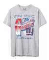 Junk Food Clothing Unisex Nfl New York Giants Bootleg Flea Market Tee In Gray