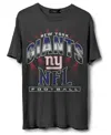 Junk Food Clothing Unisex Nfl New York Giants Chrome Flea Market Tee In Black