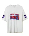 Junk Food Clothing Unisex Nfl New York Giants Halfback Jersey Tee In White