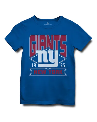 Junk Food Clothing Kids' Unisex Nfl New York Giants Overtime Tee In Blue