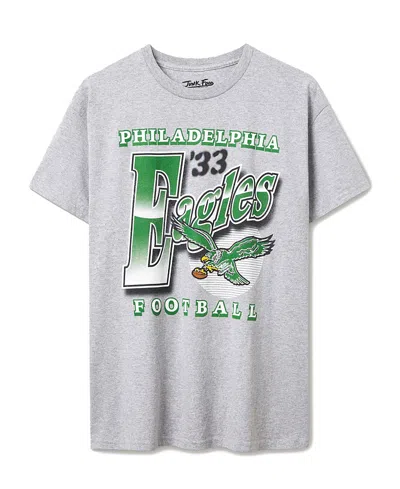 Junk Food Clothing Unisex Nfl Philadelphia Eagles Bootleg Flea Market Tee In White