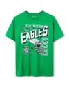 Junk Food Clothing Unisex Nfl Philadelphia Eagles Checkdown Flea Market Tee In Green