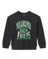 Junk Food Clothing Unisex Nfl Philadelphia Eagles Hot Route Raglan Fleece - Little Kid, Big Kid In Green