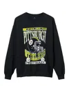 Junk Food Clothing Unisex Nfl Pittsburgh Steelers Helmet Flea Market Crew In Black