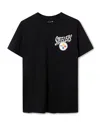 Junk Food Clothing Unisex Nfl Pittsburgh Steelers Icon Flea Market Tee In Black