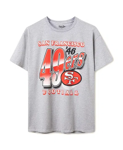 Junk Food Clothing Unisex Nfl San Francisco 49ers Bootleg Flea Market Tee In Gray