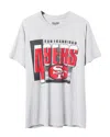 Junk Food Clothing Unisex Nfl San Francisco 49ers Complete Tee In Heather Gray