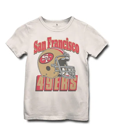 Junk Food Clothing Unisex Nfl San Francisco 49ers Helmet Tee - Little Kid, Big Kid In White