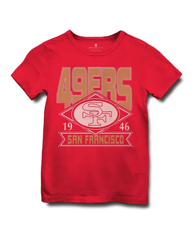 Junk Food Clothing Unisex Nfl San Francisco 49ers Overtime Tee - Little Kid, Big Kid In Licorice