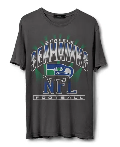 Junk Food Clothing Unisex Nfl Seattle Seahawks Chrome Flea Market Tee In Black