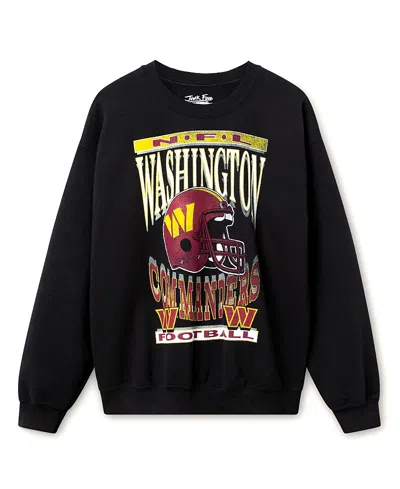 Junk Food Clothing Unisex Nfl Washington Commanders Helmet Flea Market Crew Fleece In Blue