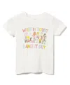 Junk Food Clothing Unisex Peanuts Dance It Out Tee - Little Kid, Big Kid In White