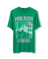 Junk Food Clothing Unisex Pink Floyd Animals Vintage Like Tee In Green