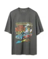 Junk Food Clothing Unisex Richard Petty The King Hockey Tee In Gray