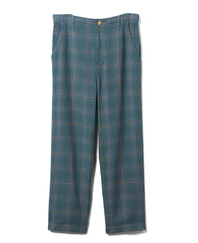 Junk Food Clothing Kids' Unisex Straight Twill Plaid Pant In Multi
