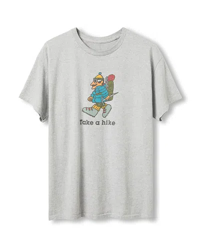 Junk Food Clothing Unisex Take A Hike Flea Market Tee In Gray