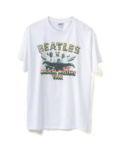 Junk Food Clothing Unisex The Beatles Magical Mystery Tour Flea Market Tee In White
