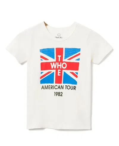 Junk Food Clothing Unisex The Who American Tour 1982 Tee - Little Kid, Big Kid In White