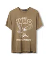 Junk Food Clothing Unisex The Who Live In Concert '82 Vintage Tee In Gold