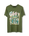 Junk Food Clothing Unisex The Who Us Tour '76 Vintage-like Tee In Green