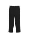 Junk Food Clothing Unisex Utility Straight Twill Pant In Black