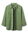 Junk Food Clothing Unisex Washed Twill Work Shirt In Green