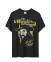 Junk Food Clothing Unisex Waylon Jennings Hangin' Tough Flea Market Tee In Black