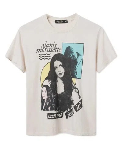 Junk Food Clothing Women's Alanis Morisette Can You Feel It Vintage Tee In Brown