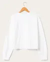 Junk Food Clothing Women's Barbie Cropped Flea Market Fleece In White