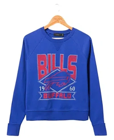 Junk Food Clothing Women's Nfl Buffalo Bills Overtime Crew In Liberty