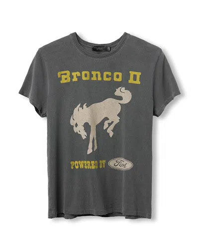 Junk Food Clothing Women's Bronco Get Up And Go Vintage Tee In Gray