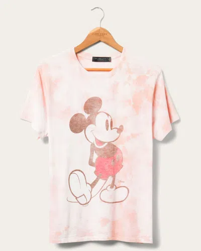 Junk Food Clothing Women's Classic Mickey Vintage Tee In White