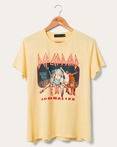 Junk Food Clothing Women's Def Leppard 92 Vintage Tee In Multi
