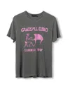 Junk Food Clothing Women's Grateful Dead Summer Tour 1987 Vintage Tee In Gray