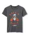 Junk Food Clothing Women's Guns N' Roses Skull Original Tee In Gray