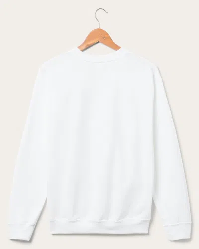 Junk Food Clothing Women's Happy Place Flea Market Fleece In White