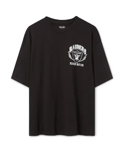 Junk Food Clothing Women's Las Vegas Raiders City Series Oversized Tee In Black