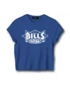 Junk Food Clothing Women's Nfl Buffalo Bills Baby Tee In Liberty