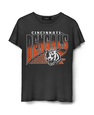 Junk Food Clothing Women's Nfl Cincinnati Bengals Vintage Tee In Black