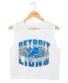 Junk Food Clothing Women's Nfl Detroit Lions Tank Top In White