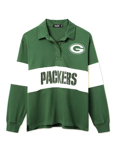Junk Food Clothing Women's Nfl Green Bay Packers Rugby Long Sleeve Sweater