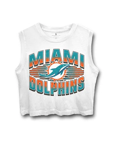 Junk Food Clothing Women's Nfl Miami Dolphins Tank In White