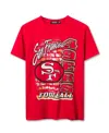 Junk Food Clothing Women's Nfl San Francisco 49ers Brick Vintage Tee In Red